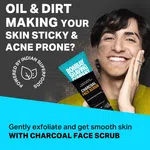 Bombay Shaving Company Charcoal Face Scrub 100g - Available at AfnoBazar Nepal