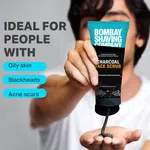 Bombay Shaving Company Charcoal Face Scrub 100g - Available at AfnoBazar Nepal