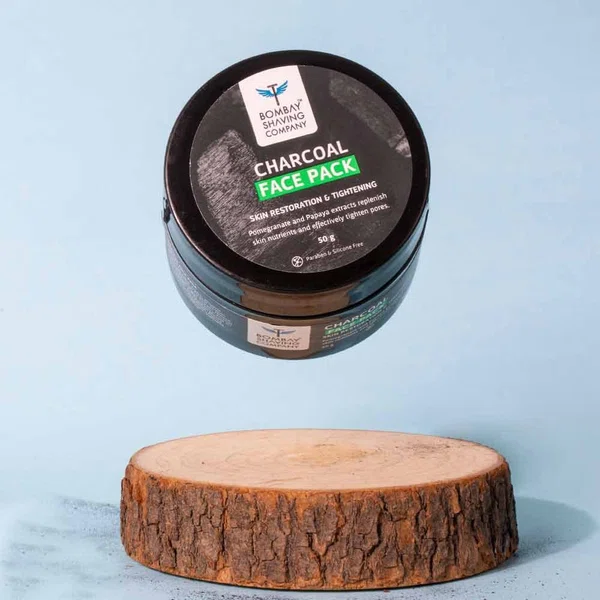 Bombay Shaving Company Charcoal Face Pack 50g - Available at AfnoBazar Nepal