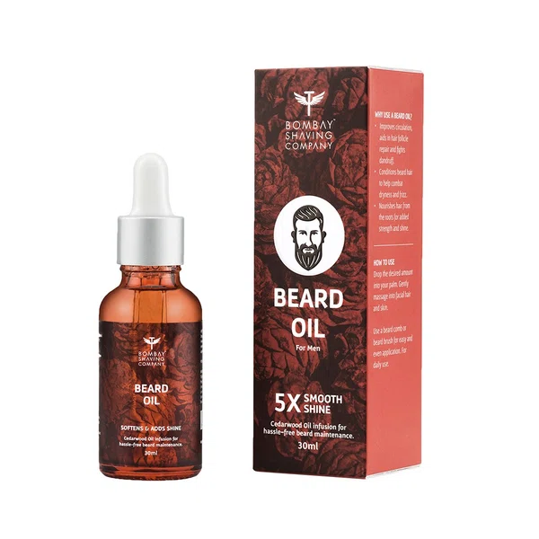Bombay Shaving Company Cedarwood Beard Oil 30ml - Available at AfnoBazar Nepal