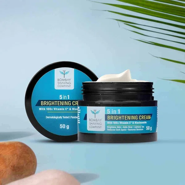 Bombay Shaving Company 5 in 1 Brightening Cream 50g - Available at AfnoBazar Nepal