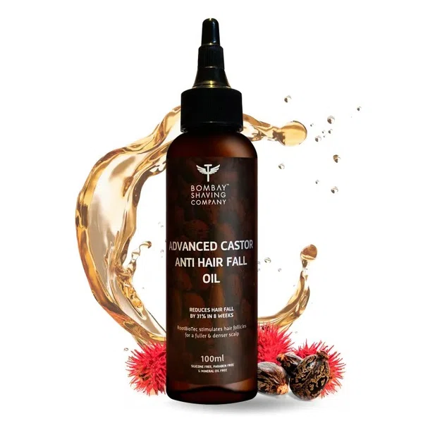 Bombay Shaving Company Advanced Castor Anti Hairfall Oil 100ml - Available at AfnoBazar Nepal
