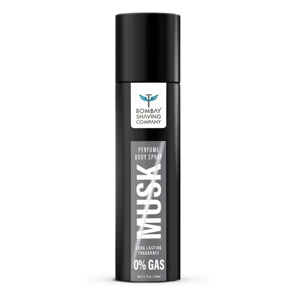 Bombay Shaving Company Musk Perfume Body Spray 150ml - Available at AfnoBazar Nepal