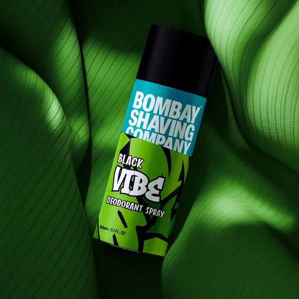Bombay Shaving Company Black Vibe Deodorant 150ml - Available at AfnoBazar Nepal