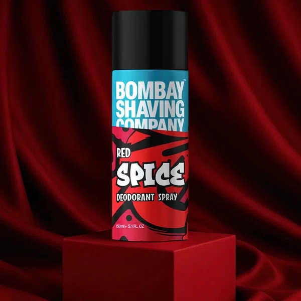 Bombay Shaving Company Red Spice Deodorant 150ml - Available at AfnoBazar Nepal