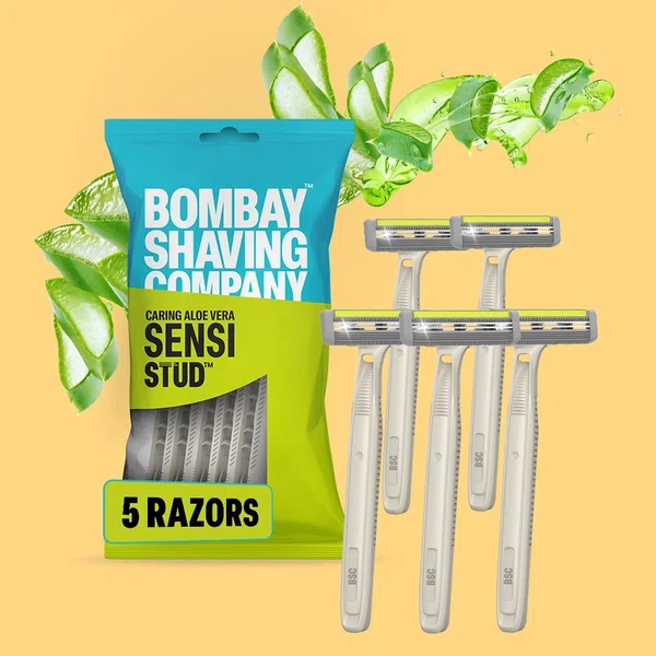 Bombay Shaving Company Flexi Smooth Stud Razor, Pack of 5 - Available at AfnoBazar Nepal