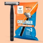 Bombay Shaving Company Challenger Razor, Pack of 5 - Available at AfnoBazar Nepal