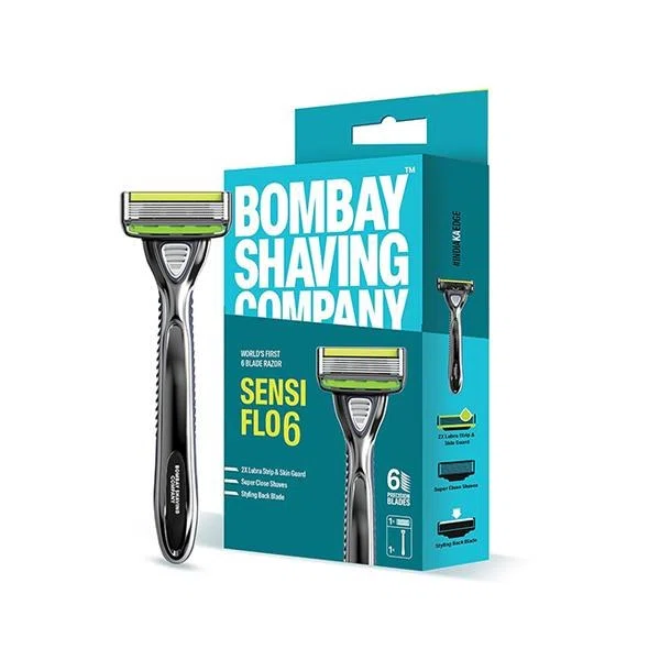 Bombay Shaving Company Sensiflo 6 Blade Razor - Available at AfnoBazar Nepal