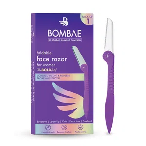 Bombae Foldable Face Razor for Women, Pack of 1 - Available at AfnoBazar Nepal