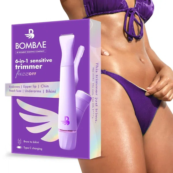 Bombae FuzzOff Sensitive Trimmer for Women - Available at AfnoBazar Nepal