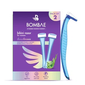 Bombae Bikini Razor, Pack of 2 - Available at AfnoBazar Nepal