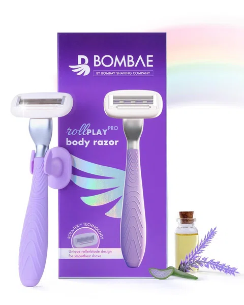 Bombae RollPlay Glow Body Razor - Available at AfnoBazar Nepal