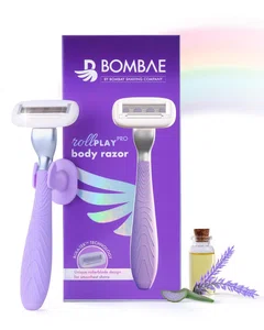 Bombae RollPlay Glow Body Razor - Available at AfnoBazar Nepal