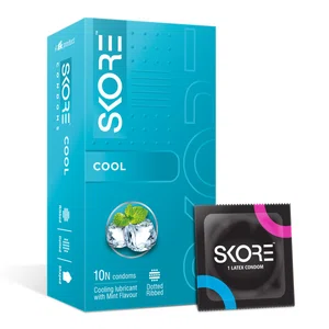 Skore Cool Condoms, Pack of 10 - Available at AfnoBazar Nepal