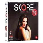 Skore Not Out Climax Delay Condoms, Pack of 3 - Available at AfnoBazar Nepal