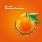 Skore Orange Flavoured Condoms, Pack of 3 - Available at AfnoBazar Nepal