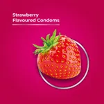 Skore Strawberry Flavoured Condoms, Pack of 3 - Available at AfnoBazar Nepal