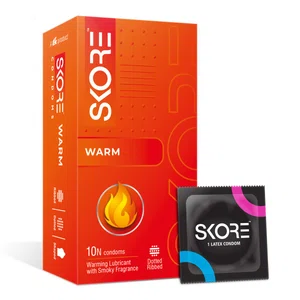 Skore Warm Condoms, Pack of 3 - Available at AfnoBazar Nepal