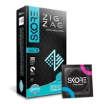 Skore Zigzag Condoms, Pack of 10 - Available at AfnoBazar Nepal