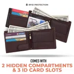 Hammonds Flycatcher Brown Genuine Leather Wallet For Men