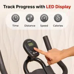Exercise Spin Bike | Red/Black Seat Adjustable Exercise Spin Bike With Tension Adjustable | Lcd Display Spin Exercise Bike 100KG