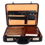 Hammonds Flycatcher Genuine Leather Black Briefcase