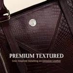 Genuine Leather Ladies Office Bag, Spacious Handbag with Adjustable Sling Strap, stylish Office Bag for Women