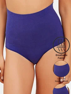 Zivame Tummy Control Midwaist Hipster Panty - Navy