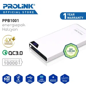 Prolink Power Bank 10000mAh with 3.0 Fast Charging - PPB1001