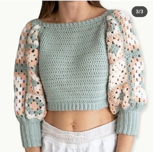 Granny Tee Crochet Crop