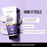 Dr. Sheth's Oats & Ceramide Sensitive Skin Moisturizer | Oil-Free | 1% Oats Complex & 1% Ceramide Complex | Soothes & Reduces Irritation | Strengthens Skin Barrier | Light Weight, Non-Sticky | Men & Women | 100 g