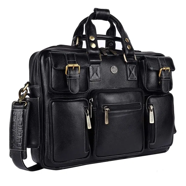 Hammonds Flycatcher Genuine Leather Laptop Messenger Bag