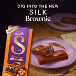 Cadbury Dairy Milk Silk Desserts Walnut Brownie Chocolate Bar, 70 g