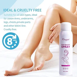 150ml Silky Beauty Hair Removal Spray Foam – Quick, Painless & Smooth Skin for Men & Women