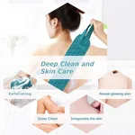 3-in-1 Body Scrubber Set Dead Skin Remover Exfoliating Bath Towel Loofah Mesh Ball Shower Gloves