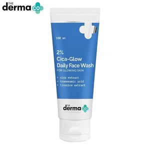 The Derma Co 2% Cica-Glow Daily Face Wash with Tranexamic Acid & Licorice Extract - 100ml
