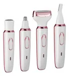 4-in-1 Electric Women\'s Shaver – USB Rechargeable Hair Remover for Eyebrow, Nose, & Body