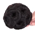 Synthetic Claw Clip Hair Bun Extension – Messy Chignon Hairpiece for Women & Girls