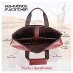 Hammonds Flycatcher Genuine Leather Laptop Bag 152 BRN