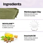 MANETAIN Volumising Clay Conditioner 200gm – Detoxifies Scalp, Controls Oil, Boosts Volume – For Oily Scalp & Fine Hair