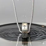 Chrome Hearts Cross Pendant Necklace for Men & Women – Stainless Steel Chain Jewelry