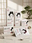 GuanJing Beauty Kojic Acid 5-in-1 Skincare Combo Set – Facial Wash, Soap, Face Cream, Sheet Mask, and Sunscreen Kit for Glowing Skin