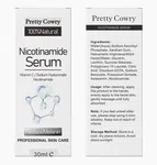 ​Pretty Cowry 100% Natural Nicotinamide Face Serum - 30ml | Brightening & Dark Spot Removal | With Vitamin C & Hyaluronic Acid | Professional Skin Care