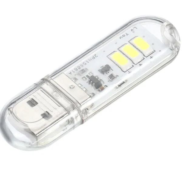 USB LED White Lights 3LED LED Bulb 5V Power Input