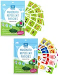 36 Pack Cute Emoji Mosquito Patches Mosquito Repellent Patches for Kids, Natural Citronella Stickers for Kids & Adult
