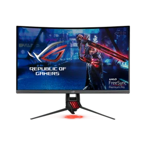 ASUS ROG Strix XG32VQR Curved Gaming Monitor ?ROG Strix XG32VQR Curved HDR Gaming Monitor ?31.5 inch WQHD (2560x1440), 144Hz, FreeSync?2 HDR, DisplayHDR?400, DCI-P3 94%, Shadow Boost