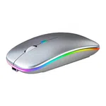 Dual Rechargeable Bluetooth and 2.4G Wireless Mouse 2 in 1 Mouse