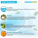 Mamaearth Sulfate Free Awesome Orange Toothpaste For Kids With Fluoride