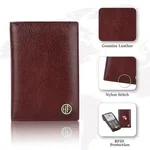 Hammonds Flycatcher Unisex Leather Passport Holder (PH602MH) - Purse | Wallet For Men And Women | Passport Holder