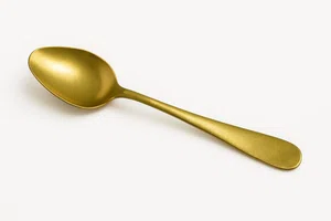 6 Golden stainless steel spoon (Pack of 6)